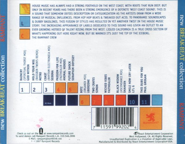 Various : Liquid California: The Sound Of The West Coast (CD, Comp)