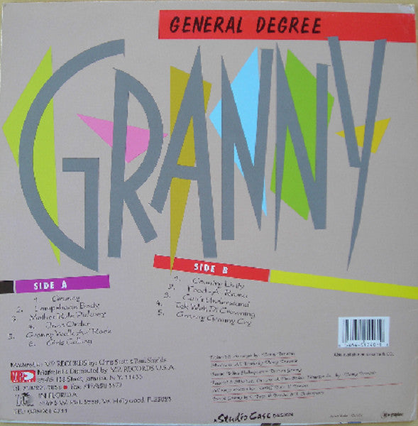 General Degree : Granny (LP, Album)