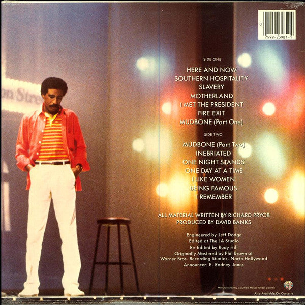 Richard Pryor : Here And Now (LP, Album, Club, RM, Car)