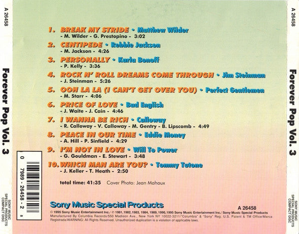 Various : Forever Pop Vol. 3 (CD, Comp)