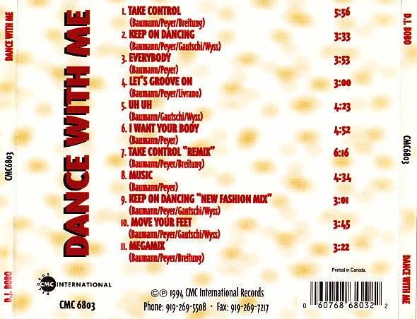 D.J. Bobo* : Dance With Me (CD, Album)
