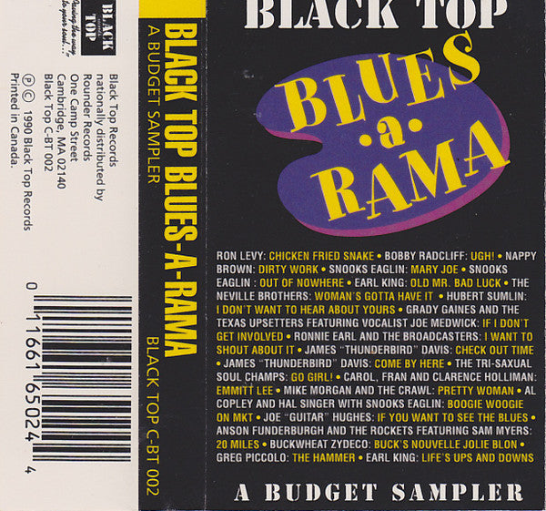 Various : Black Top Blues-A-Rama: A Budget Sampler (Cass, Comp)