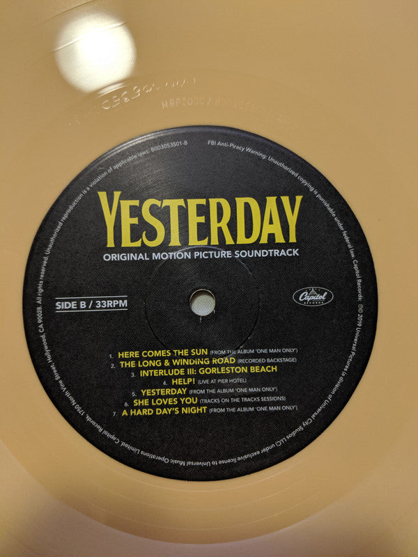 Various : Yesterday (Original Motion Picture Soundtrack) (2xLP, Yel)