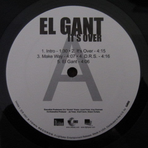 El Gant : It's Over (LP, Album)