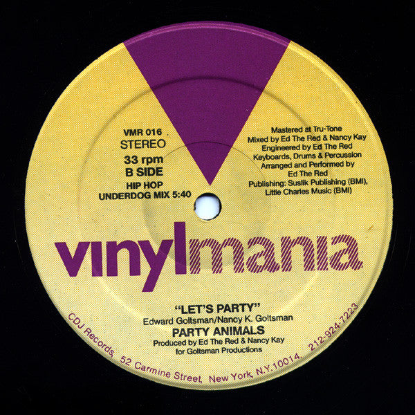 Party Animals (2) : Let's Party (12")