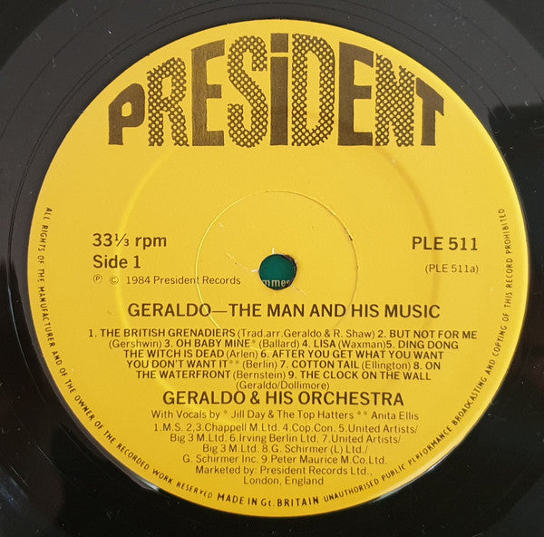Geraldo And His Orchestra : Geraldo The Man And His Music (LP, Comp)