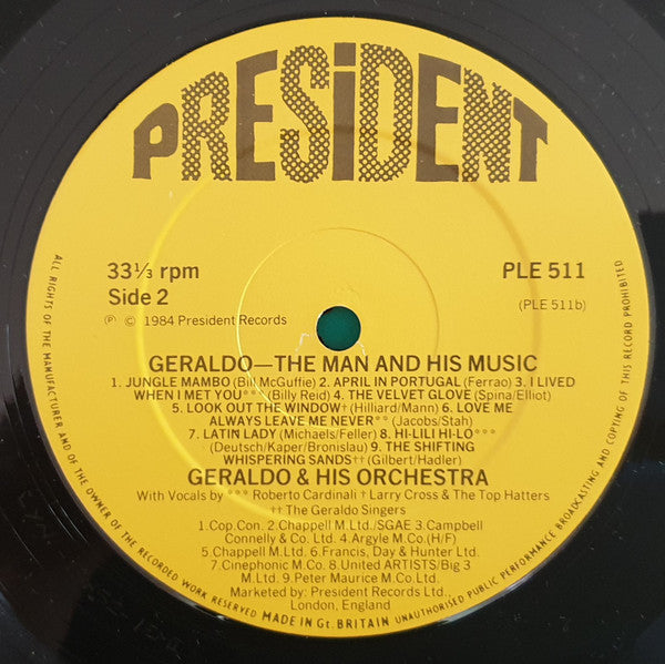 Geraldo And His Orchestra : Geraldo The Man And His Music (LP, Comp)