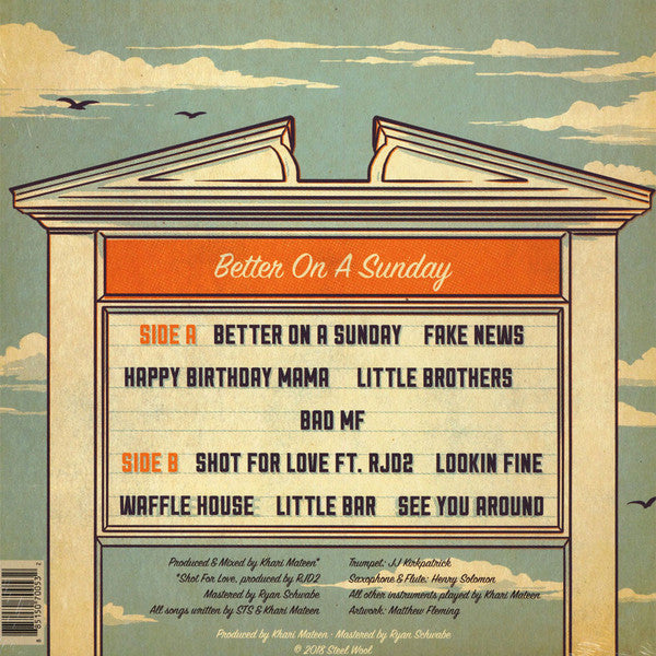 STS (7) X Khari Mateen : Better On A Sunday (LP, Album)