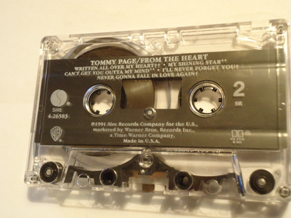 Tommy Page : From The Heart (Cass, Album, SR)