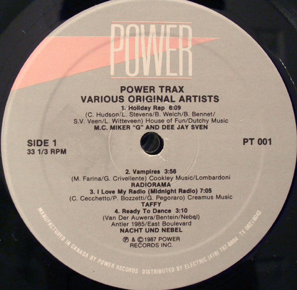 Various : Power Trax (LP, Comp)