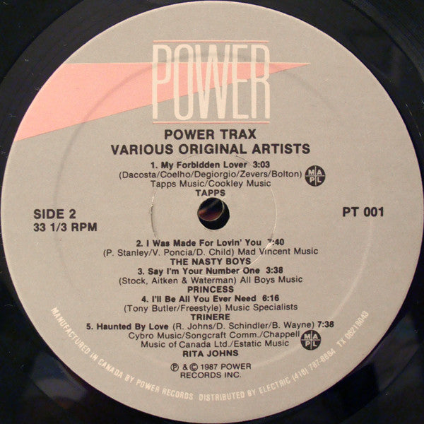 Various : Power Trax (LP, Comp)