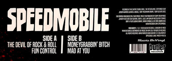 Speedmobile : Speedmobile (10", EP, Ltd, Num, Red)
