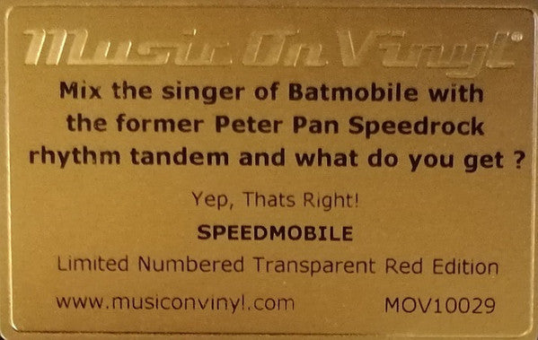 Speedmobile : Speedmobile (10", EP, Ltd, Num, Red)