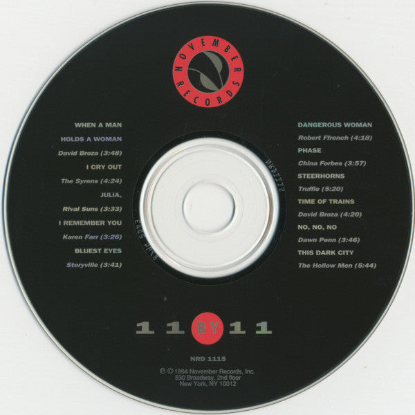Various : November Records: 11 By 11 - Artist Sampler Year 1, Volume 1 (CD, Smplr)