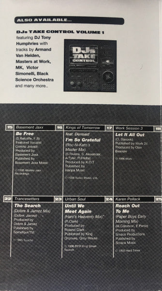 Deep Dish : DJs Take Control (Volume 3) (2xCass, Mixed)