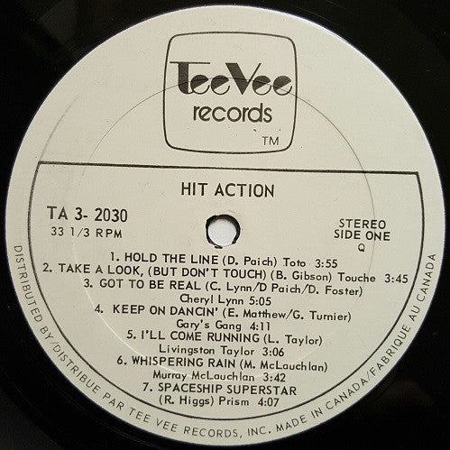 Various : Hit Action (LP, Comp)