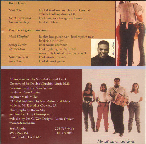 Sean Ardoin & ZydeKool : Sean Ardoin -N- ZydeKool (CD, Album)