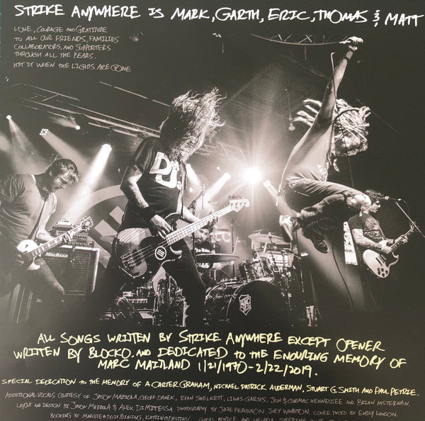 Strike Anywhere : Nightmares Of The West (12", Album, Ltd, Dou)