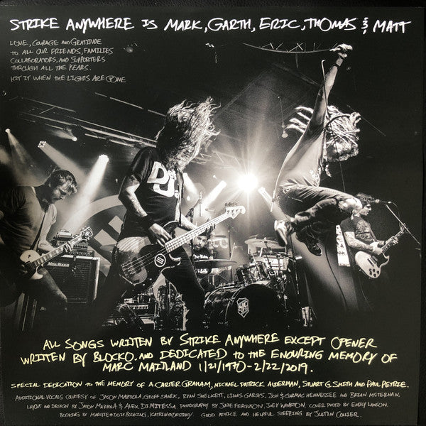 Strike Anywhere : Nightmares Of The West (12", Album, Ltd, Swa)