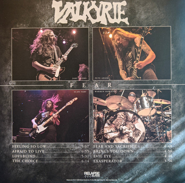 Valkyrie (3) : Fear (LP, Album)