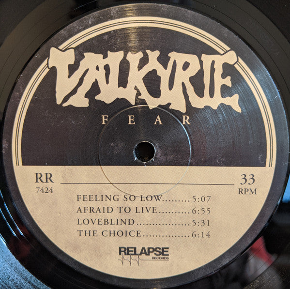 Valkyrie (3) : Fear (LP, Album)