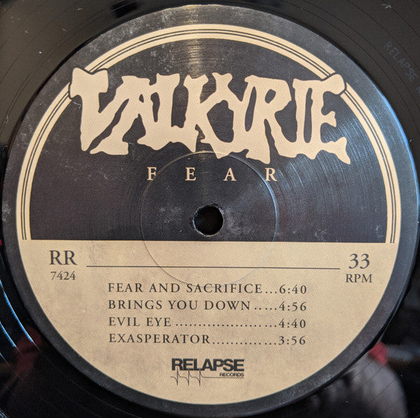Valkyrie (3) : Fear (LP, Album)