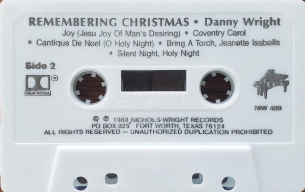 Danny Wright : Remembering Christmas (Cass, Album, Dol)
