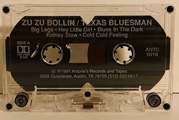 Zuzu Bollin : Texas Bluesman (Cass, Album, RE)