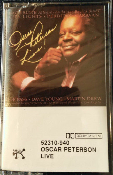Oscar Peterson : Live! (Cass, Album, Dol)