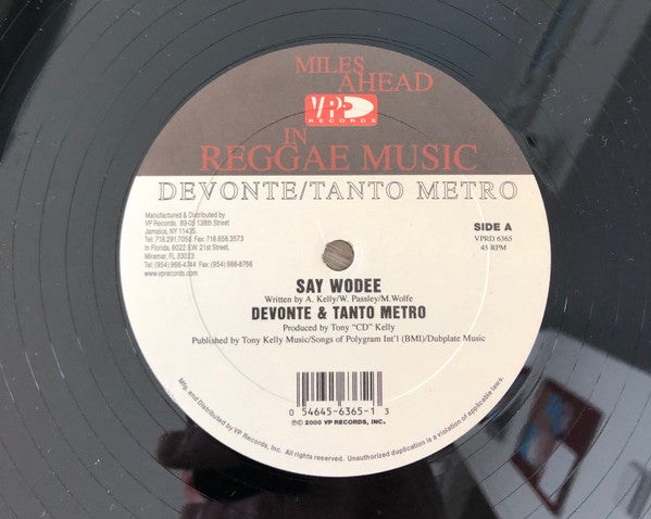 Devonte & Tanto Metro* / Beenie Man : Say Wodee / Bookshelf (12")