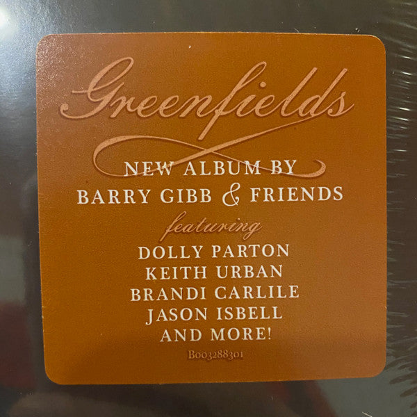 Barry Gibb & Friends* : Greenfields: The Gibb Brothers' Songbook Vol. 1 (LP + LP, S/Sided, Etch + Album, Gat)