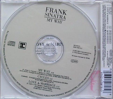 Frank Sinatra : My Way (CD, Single)