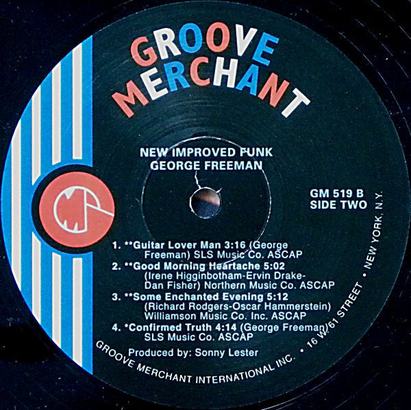 George Freeman : New Improved Funk (LP, Album, RE, Sco)