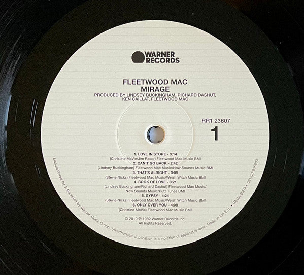 Fleetwood Mac : Mirage (LP, Album, RE, RM, RP, 180)