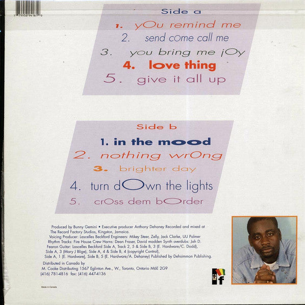 Singing Melody : Love Thing (LP)