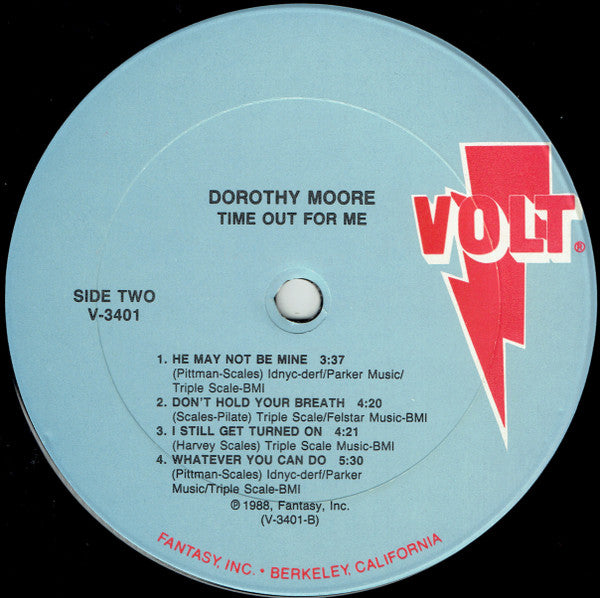 Dorothy Moore : Time Out For Me (LP, Album, Car)
