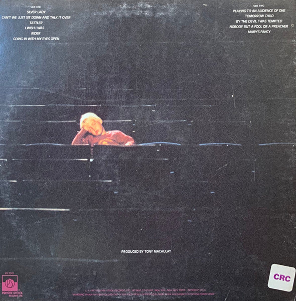 David Soul : Playing To An Audience Of One (LP, Album, Club, Ter)