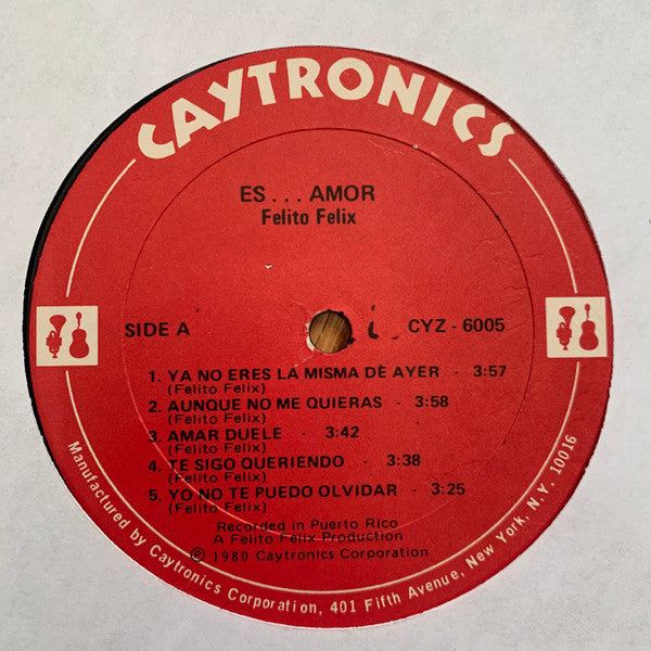 Felito Felix : Es... Amor (LP, Album)