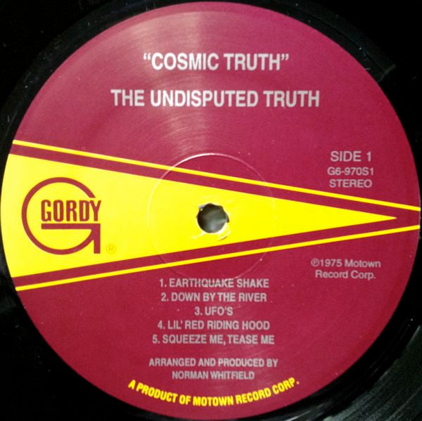 The Undisputed Truth : Cosmic Truth (LP, Album, RE, Gat)