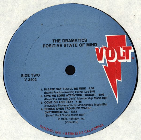 The Dramatics : Positive State Of Mind (LP, Album)