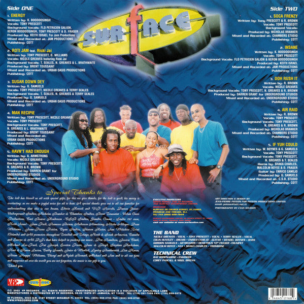 Surface (6) : Breaking The Surface (LP, Album)