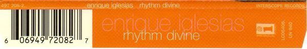 Enrique Iglesias : Rhythm Divine (CD, Single)