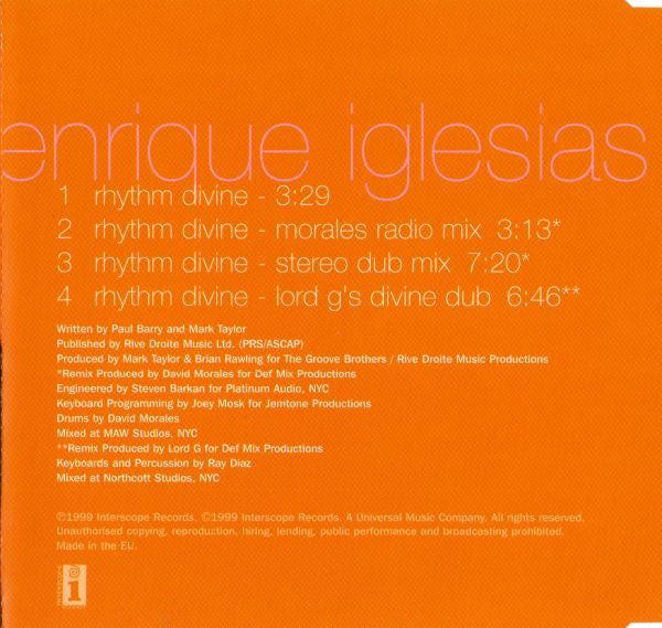 Enrique Iglesias : Rhythm Divine (CD, Single)