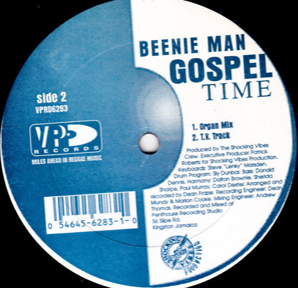 Beenie Man : Gospel Time (12")