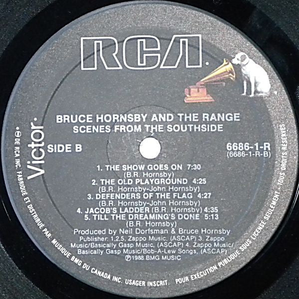 Bruce Hornsby & The Range* : Scenes From The Southside (LP, Album)
