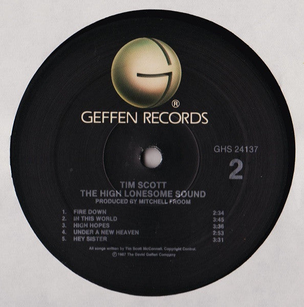 Tim Scott* : The High Lonesome Sound (LP, Album)