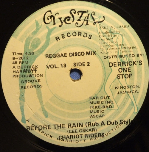Franklyn "Bubbler" Waul & The Chariot Riders : Before The Rain (12")
