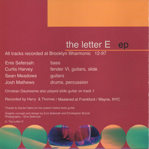 The Letter E : The Letter E EP (CD, EP)