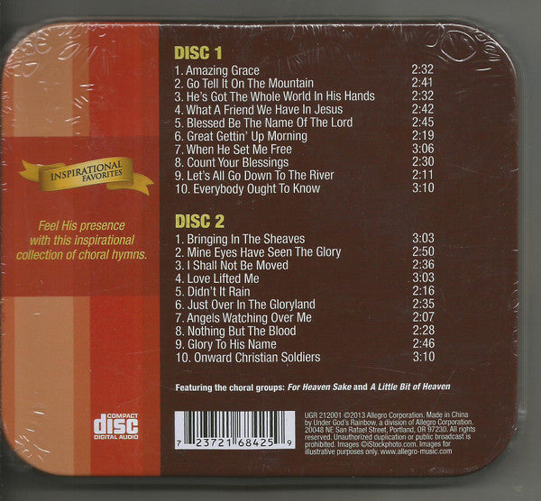 For Heaven Sake, A Little Bit Of Heaven : Amazing Grace - Choral Hymns (2xCD)