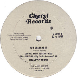 Magnetic Touch : You Deserve It (12")
